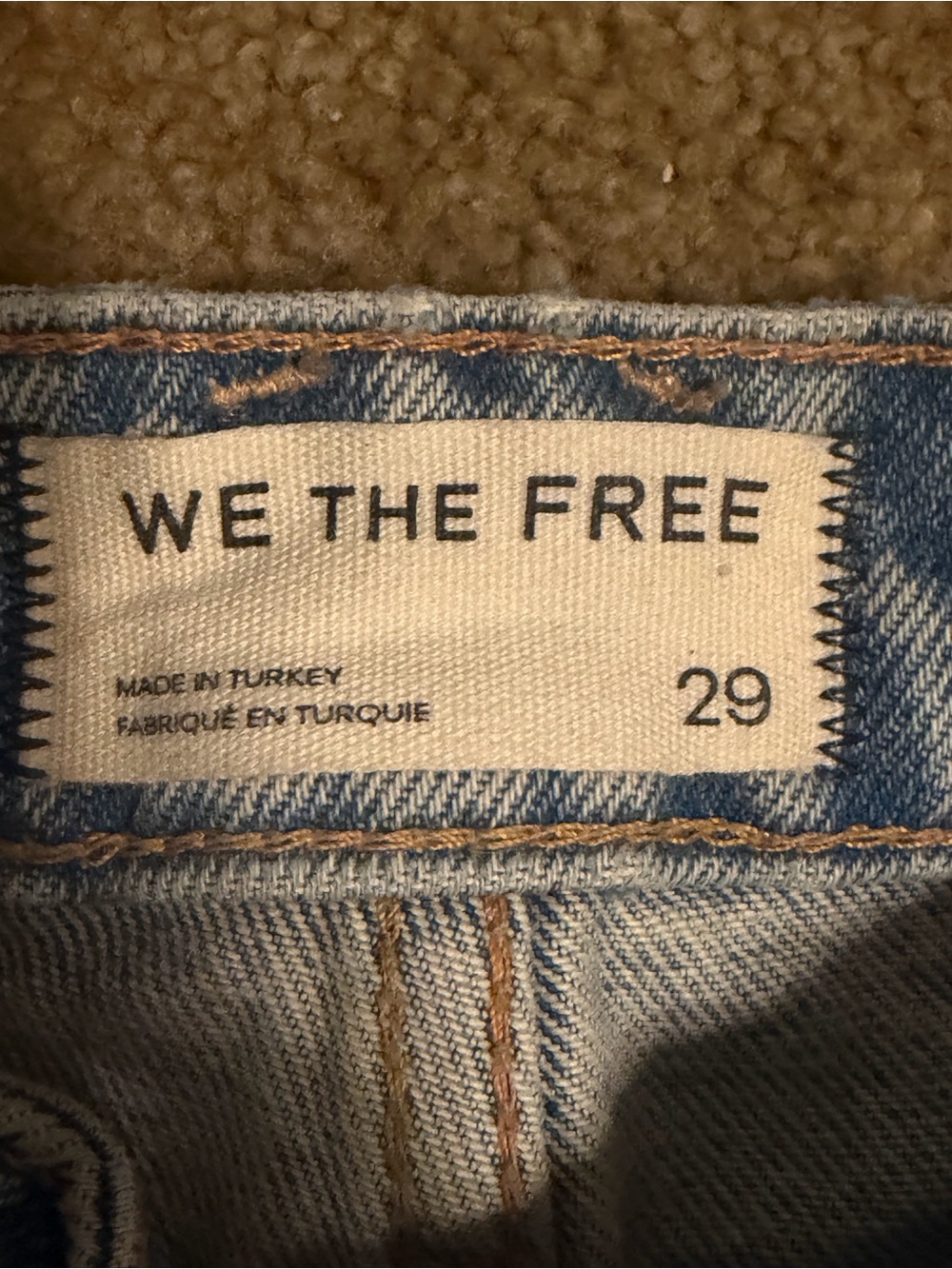 Free People We The Free Deep Trance Dropped Boyfriend Jeans Sweet dreams - Picture 3 of 4